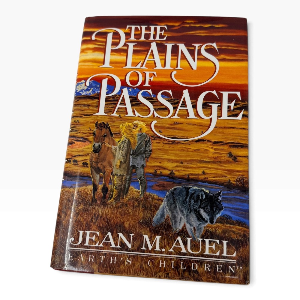Jean M. Auel The Plains of Passage First Edition Hardcover Earth's Children